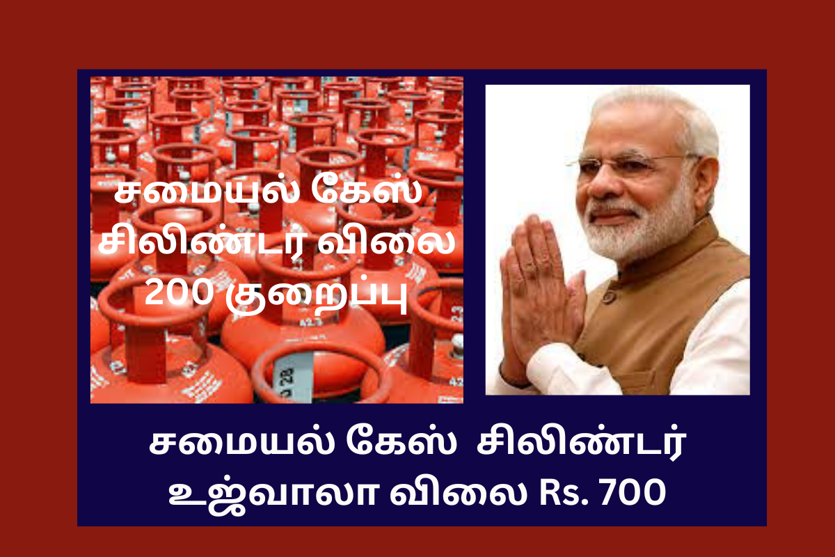 Gas Cylinder Price Reduced 200